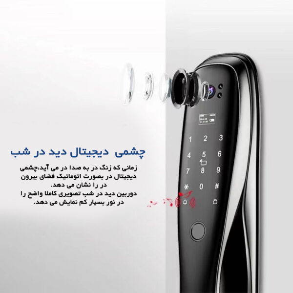 دستگیره و قفل هوشمند دیجیتال موکولاک MOKO EC200