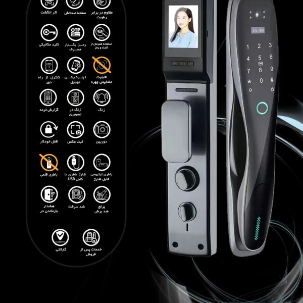 دستگیره و قفل هوشمند دیجیتال موکولاک MOKO EC200