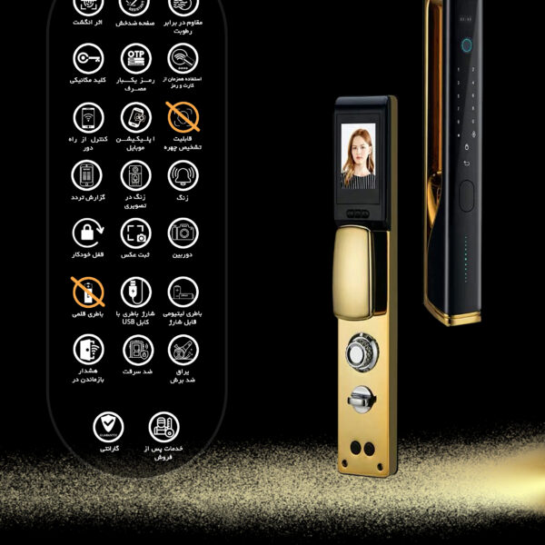 دستگیره و قفل هوشمند دیجیتال موکولاک MOKO LC200