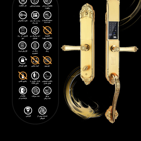 دستگیره و قفل هوشمند دیجیتال موکولاک MOKO LX100