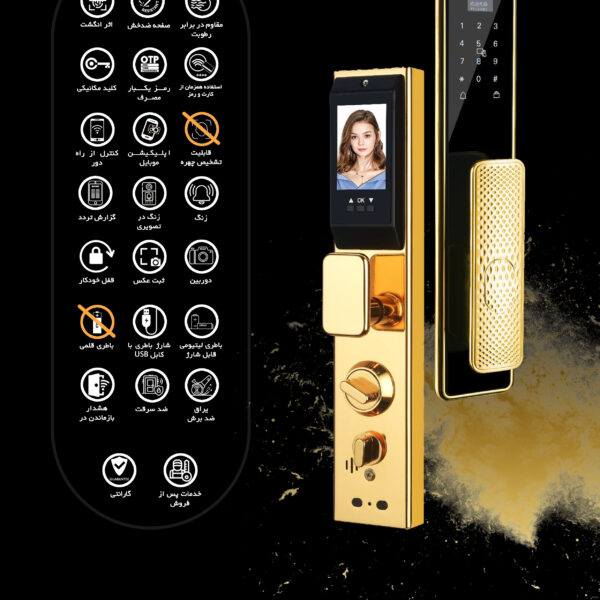 دستگیره و قفل هوشمند دیجیتال موکولاک MOKO LXC100