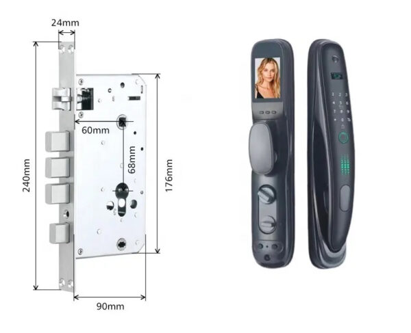 دستگیره و قفل هوشمند دیجیتال موکولاک MOKO EC100