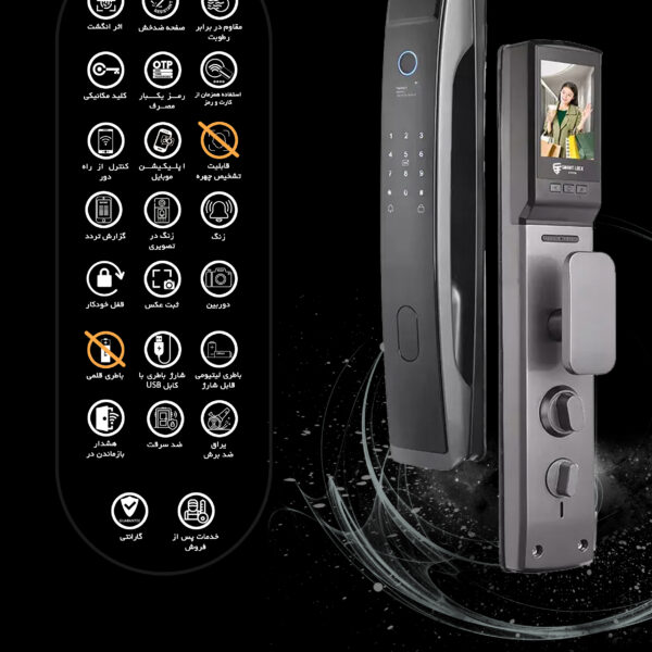 دستگیره و قفل هوشمند دیجیتال موکولاک MOKO EC400