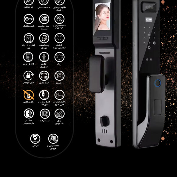 دستگیره و قفل هوشمند دیجیتال موکولاک MOKO EF100