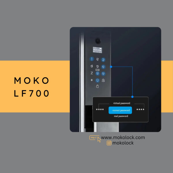 دستگیره و قفل هوشمند دیجیتال موکولاک MOKO LF700
