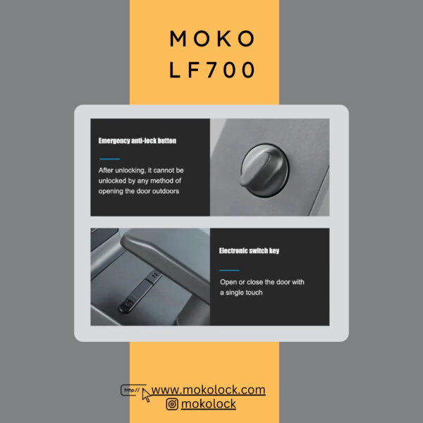 دستگیره و قفل هوشمند دیجیتال موکولاک MOKO LF700